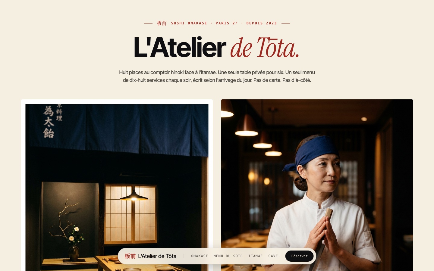 Tōta · Paris 2ᵉ
