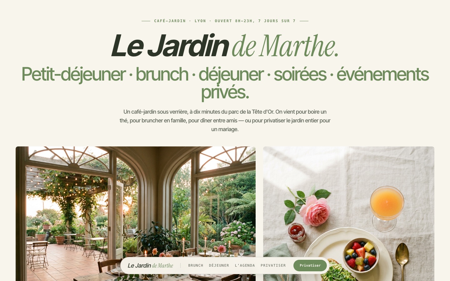 Le Jardin de Marthe