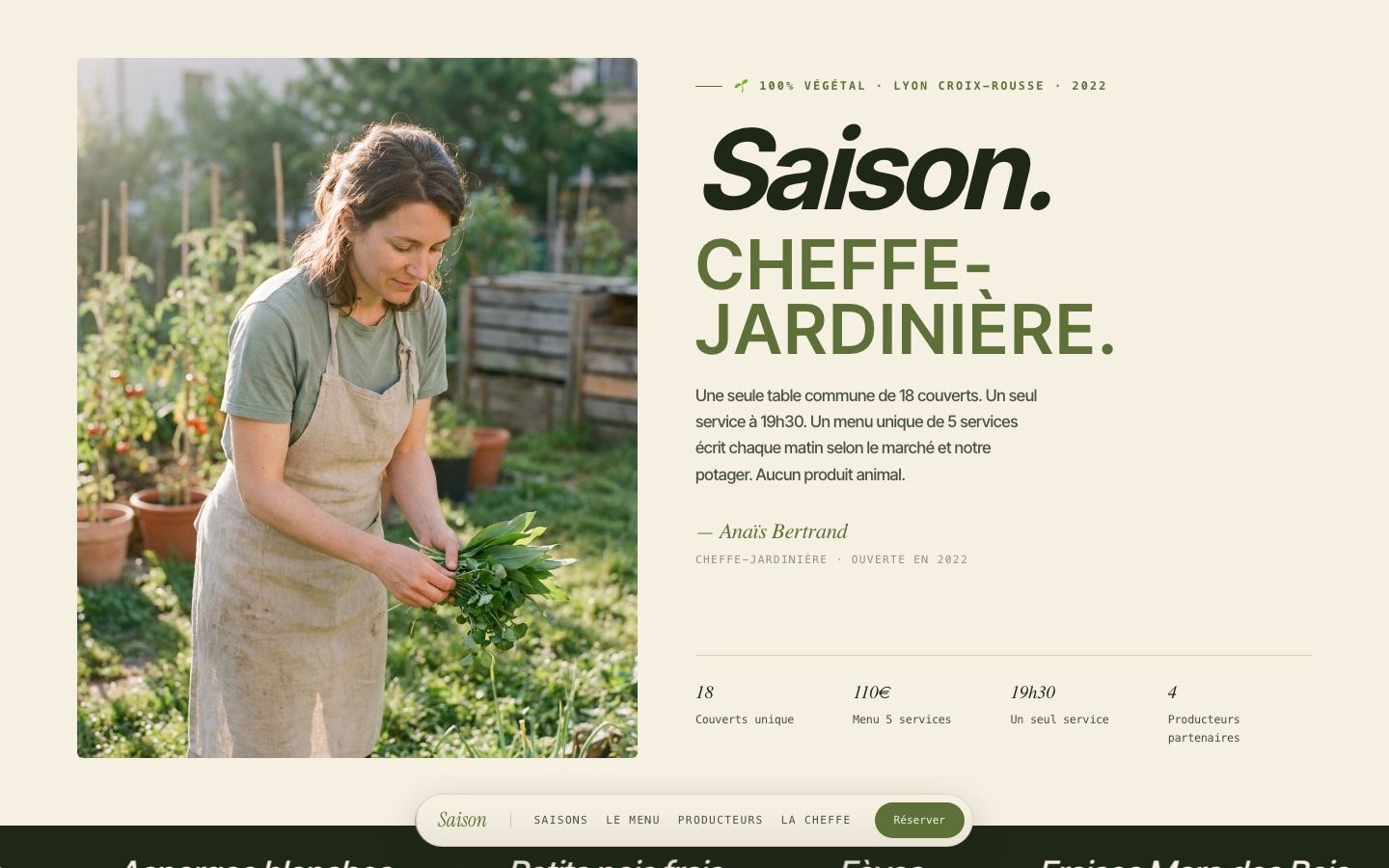 Saison · Lyon