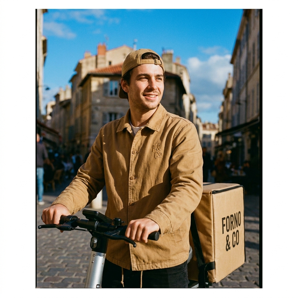 Karim, livreur Forno & Co