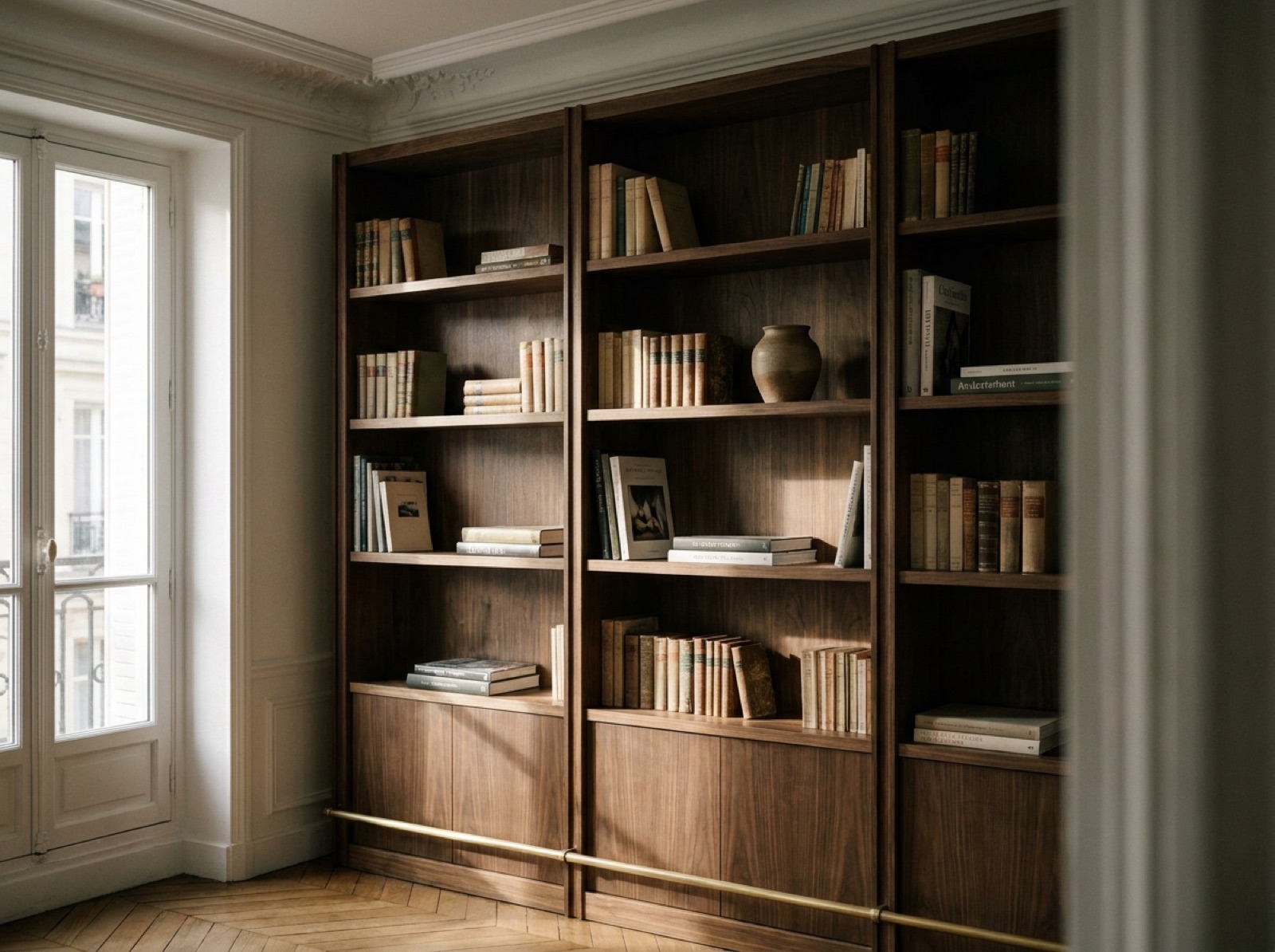 Bibliothèque noyer · Paris 7