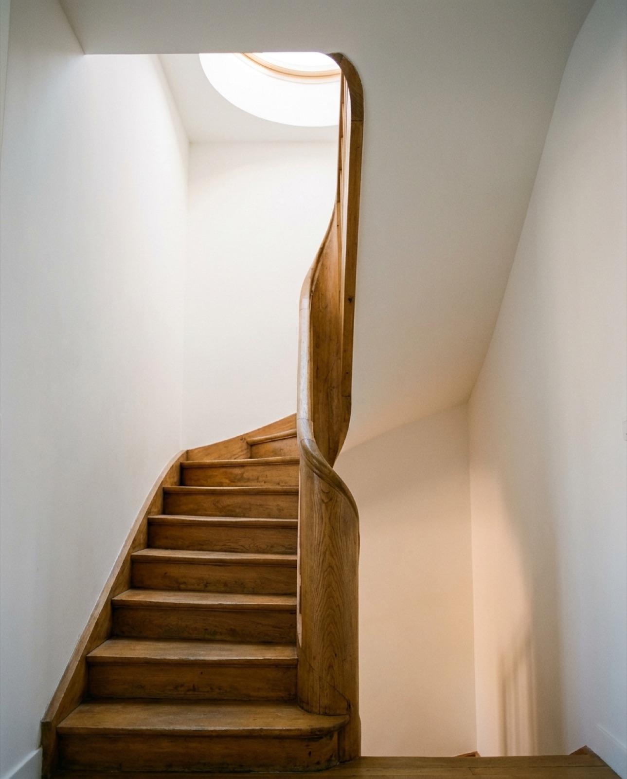 Escalier hélicoïdal chêne