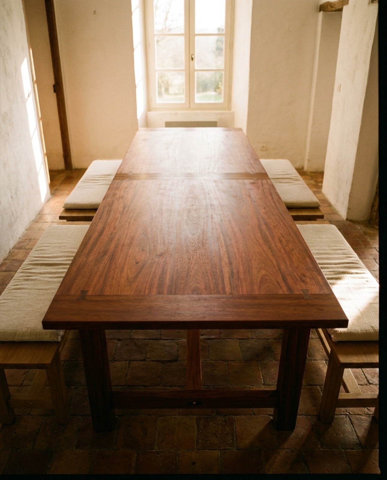 Table de salle à manger padouk