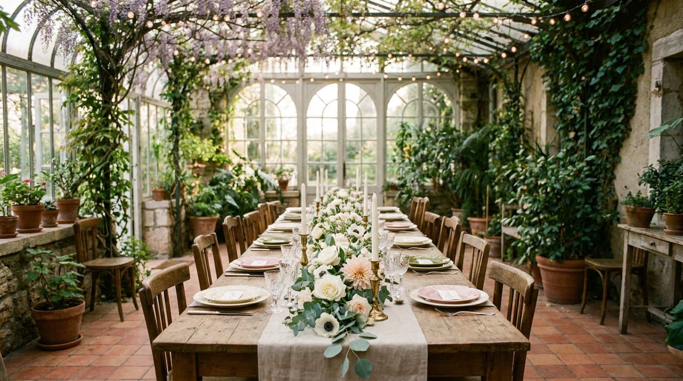 Privatisation mariage au Jardin de Marthe