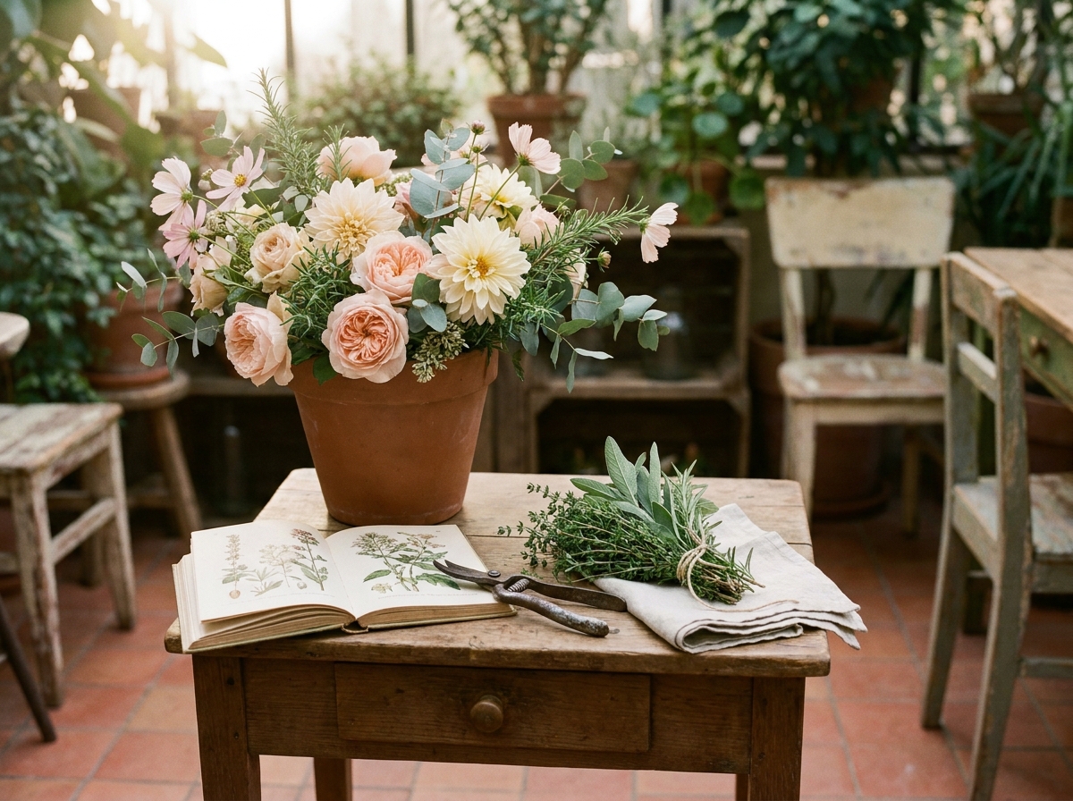 Cérémonie laïque · décor floral
