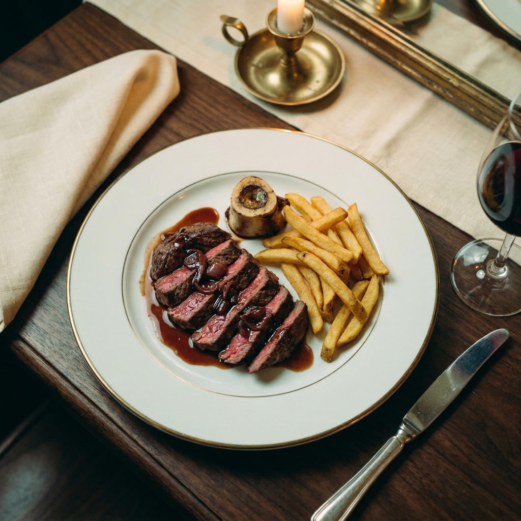 Bavette à l'échalote