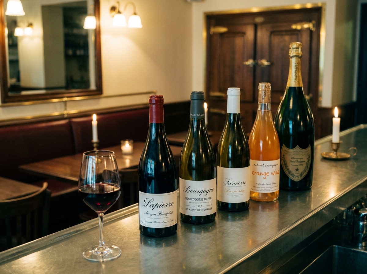 Sélection de bouteilles de la cave