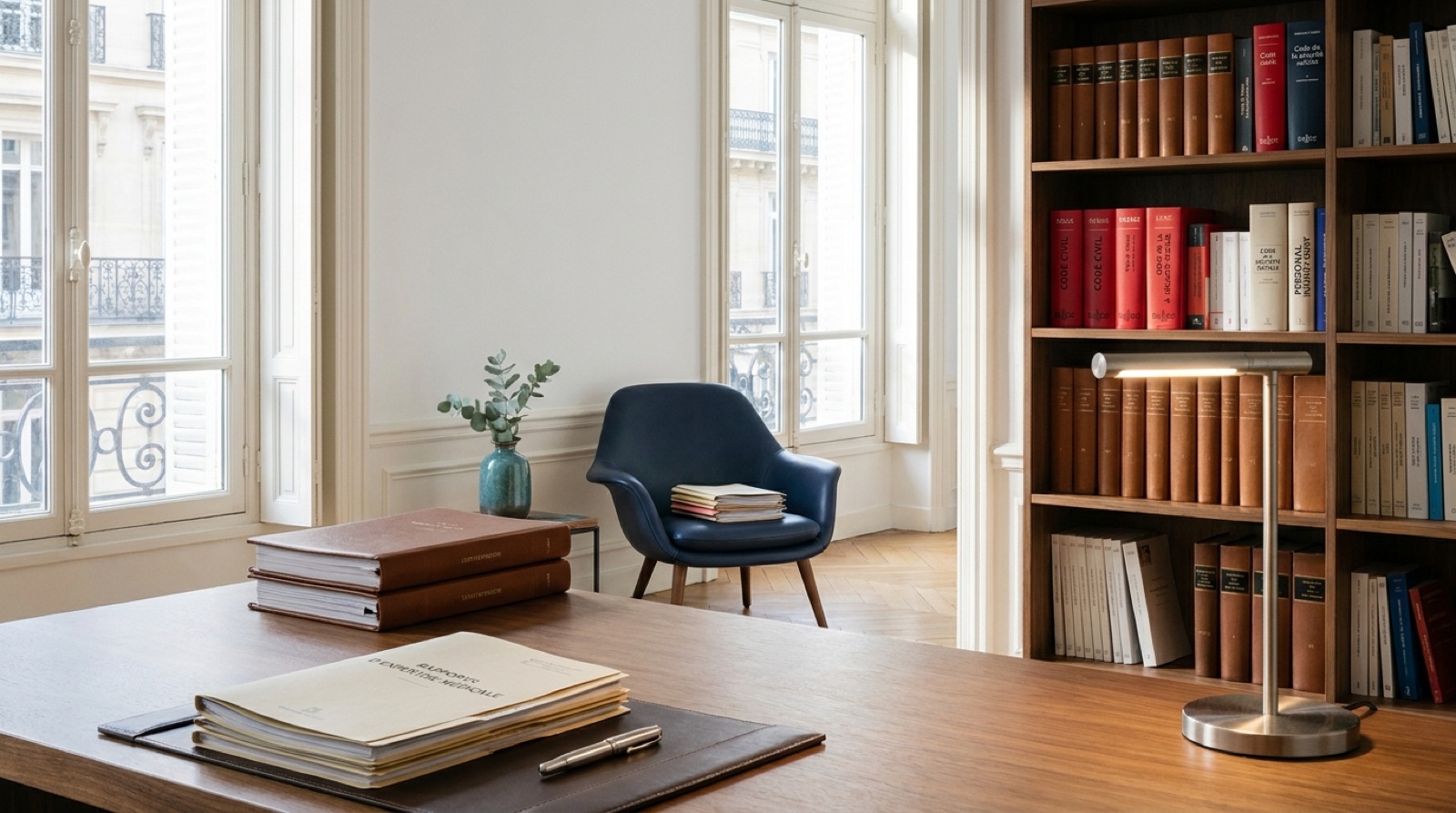 Intérieur du cabinet Lambert, avenue Montaigne, Paris 8ème.