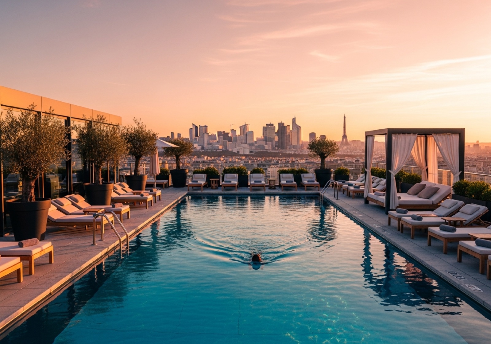Skyline · Rooftop Pool · La Défense Paris