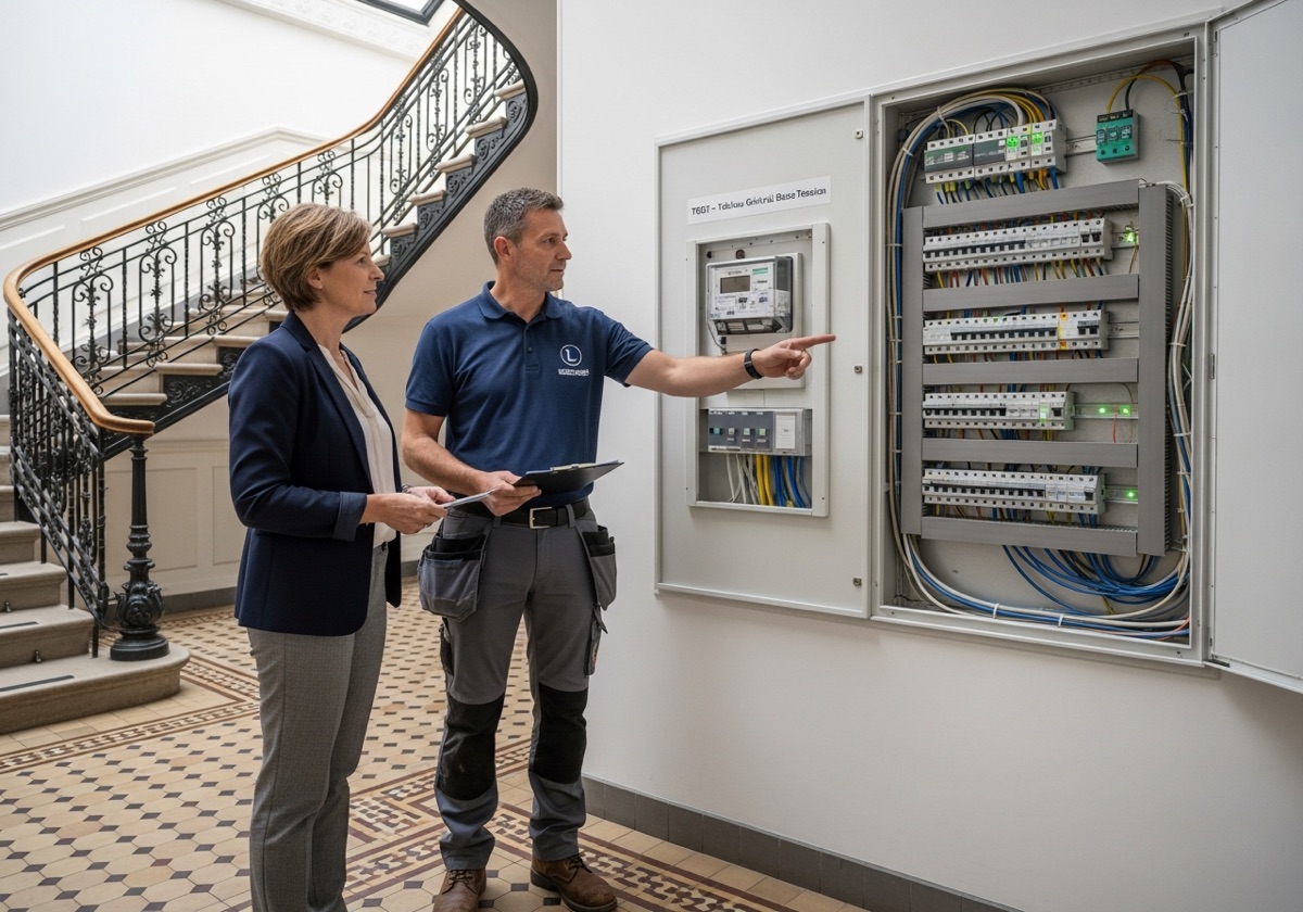 Tableau électrique copropriété — Lambert Électricité