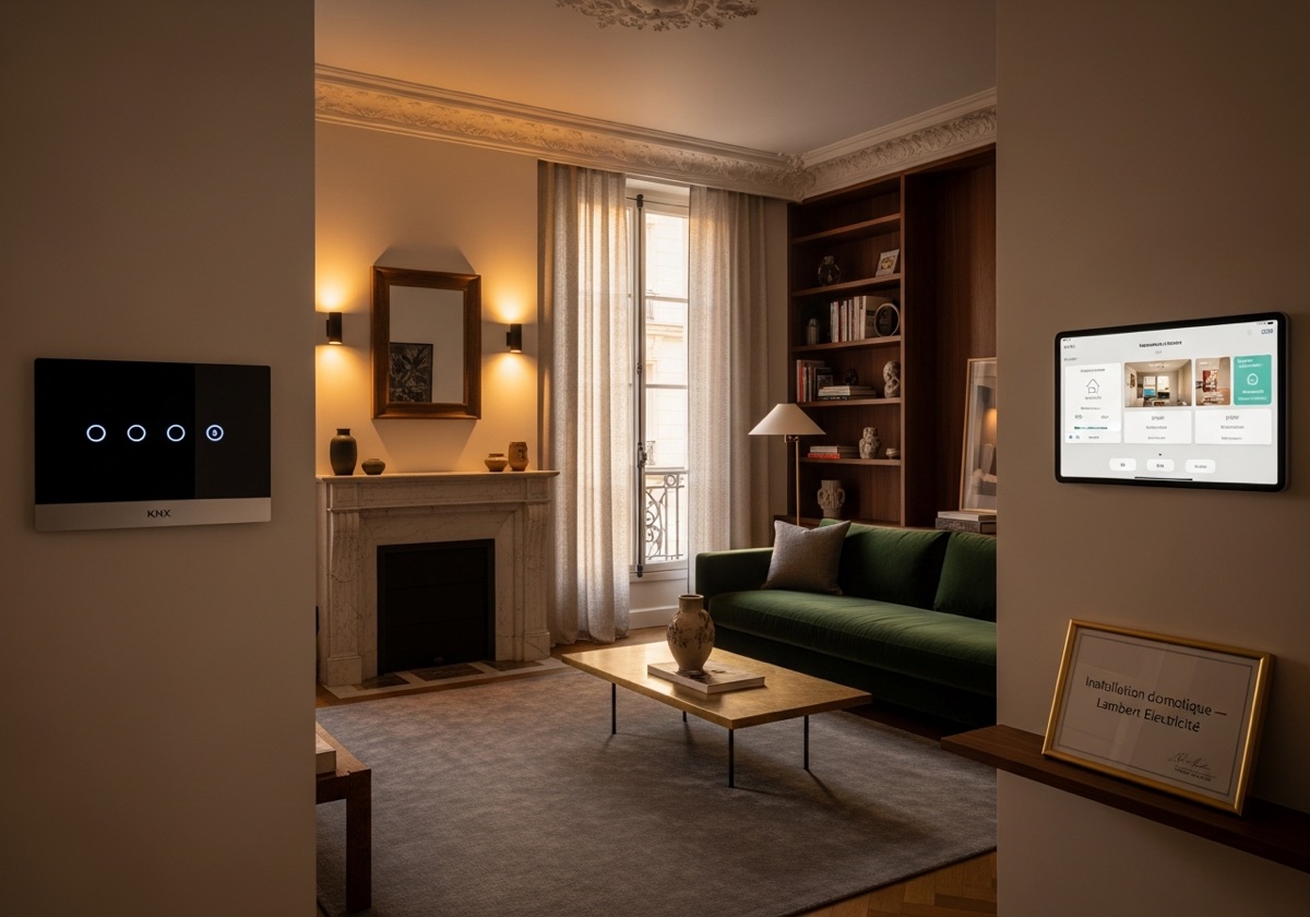 Domotique KNX 5 zones — Boulogne