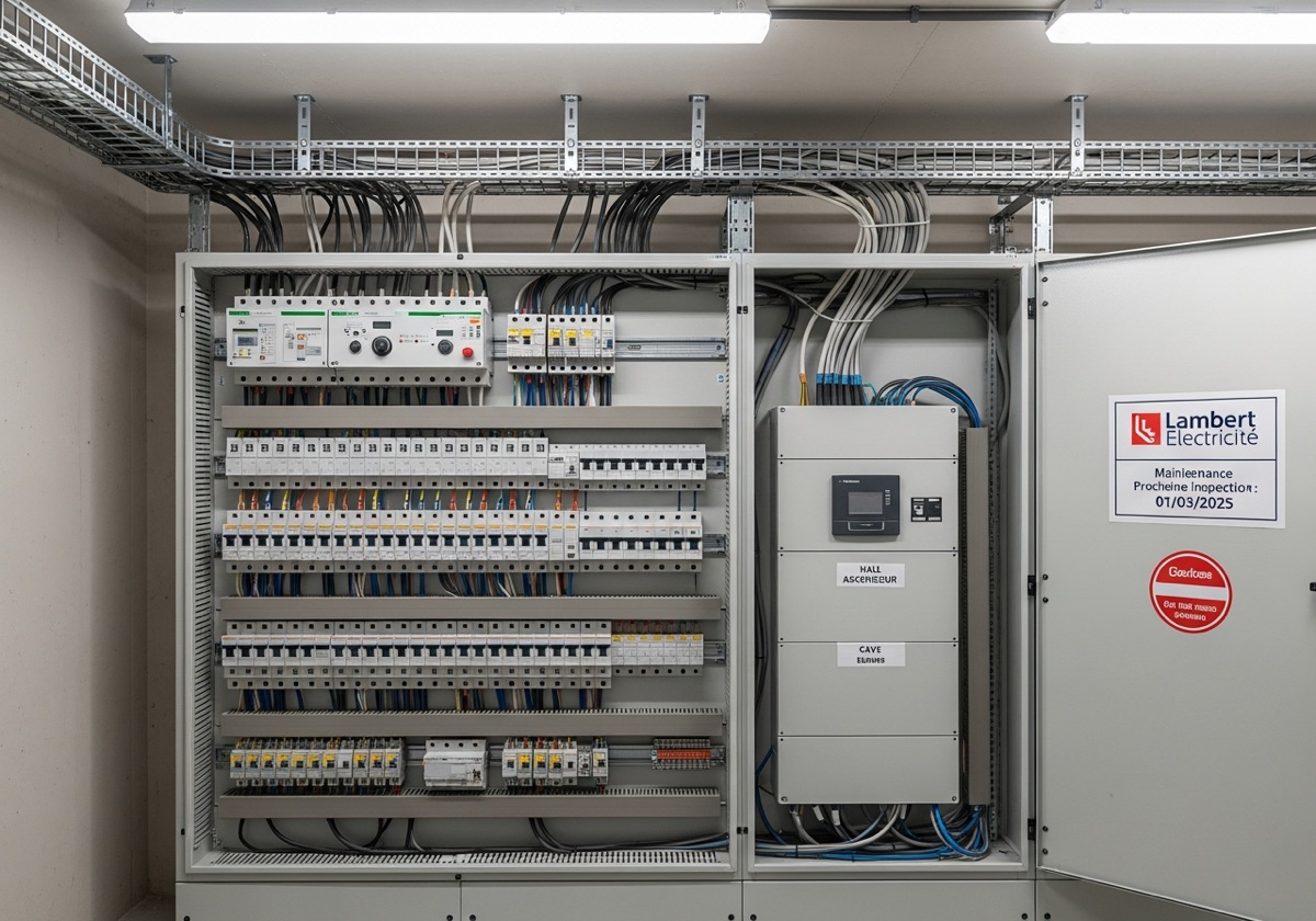 TGBT copropriété 18 lots — Levallois